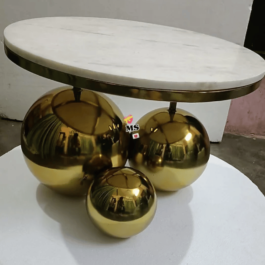 Phooldaan | Centre table ss with electroplating