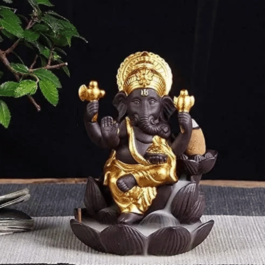 Phooldaan | Ganesha On Lotus Smoke Fountain