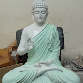 Phooldaan | Blessing Buddha Home Decor Statue, Light Mint Green  2ft
