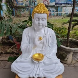 Phooldaan | Blessing of Buddha Statue 2ft White