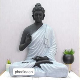 Phooldaan | Blessing of Buddha 3ft Grey and Black