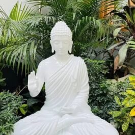 Phooldaan | Blessing of Buddha statue  white 2ft
