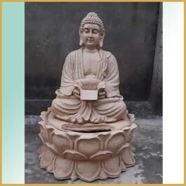 Phooldaan | Double lotus buddha fountain 2.3ft