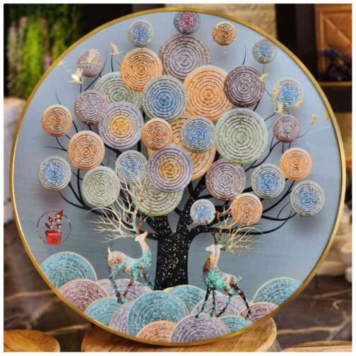 Luxury Crystal 3D Circle Shape Painting