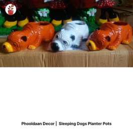 Sleeping Dogs Planter Pots