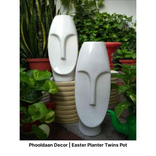 Easter Planter Twins Pot