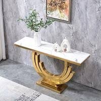 Phooldaan | Classic Console Table With White Marble Top