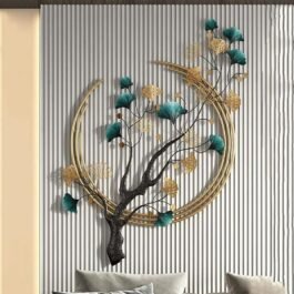 Phooldaan Decor | Ginkgo Tree Leaf Metal Wall Art