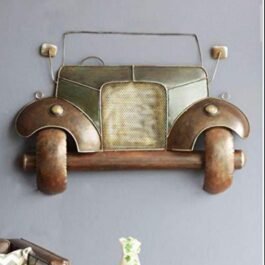 Phooldaan Decor | Iron Handpainted Front Car Vintage look