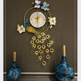 Phooldaan | Classic Peacock Design Wall Clock