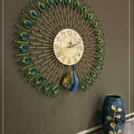 Phooldaan | Peacock Wall Clock