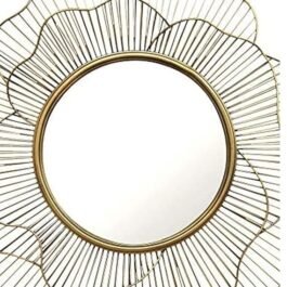 Phooldaan | Asymmetric Wired Design Decorative Mirror