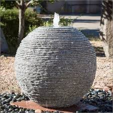 Ribbed Sphere Fountains
