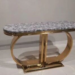 Phooldaan | Luxury Gold Framed Console Table
