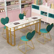 Phooldaan | 4-Seater Heart-Shaped Table and Chair Set (Green)