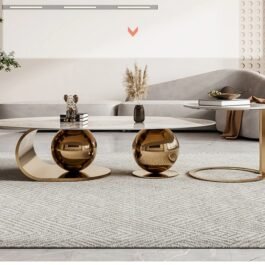 Phooldaan | Contemporary Centre Coffee Table With White Marble Stone