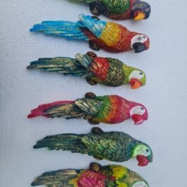 Phooldaan | Parrot Bird Handcrafted Multicolored (Polyresin)