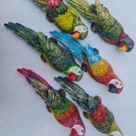 Phooldaan | Parrot Bird Handcrafted Multicolored (Polyresin)