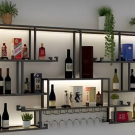 Phooldaan | Wall Mounted Wine Cabinet