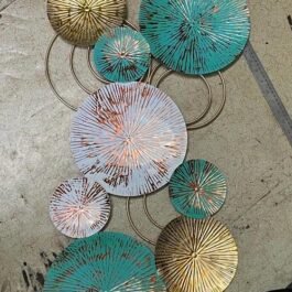 Phooldaan Decor | Metallic Color Plates Wall Art