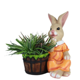 Phooldaan | Bugg Rabbit Planter Pot | Polyresin