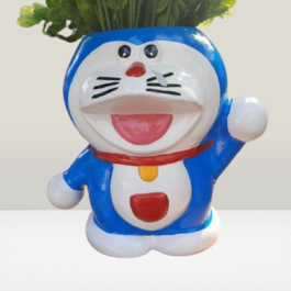 Phooldaan | Doraemon Planter Pot | 10 Inches | Polyresin