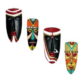 Phooldaan | Hanging Tribal Mask for Wall | 9-12 inches.