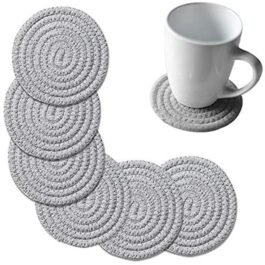 Round Cotton Mat  Coasters |  Set of  6