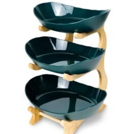 Stylish Multi-Layer Fruit Tray Stand: 3 tier