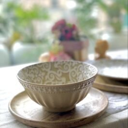 Ornate Patterns Ceramic  Serving Bowls | Set of 2