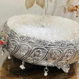 Exquisite Hand Engraved German Silver Basket Collection