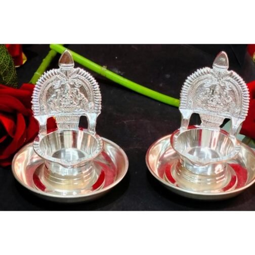 Purchase Elegant Silver Lamps Combo (2pcs)