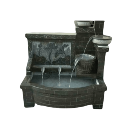 Marble Water Fountain – Black