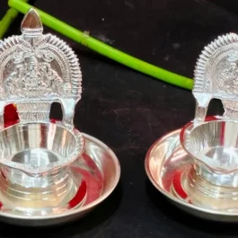 Purchase Elegant Silver Lamps Combo (2pcs)