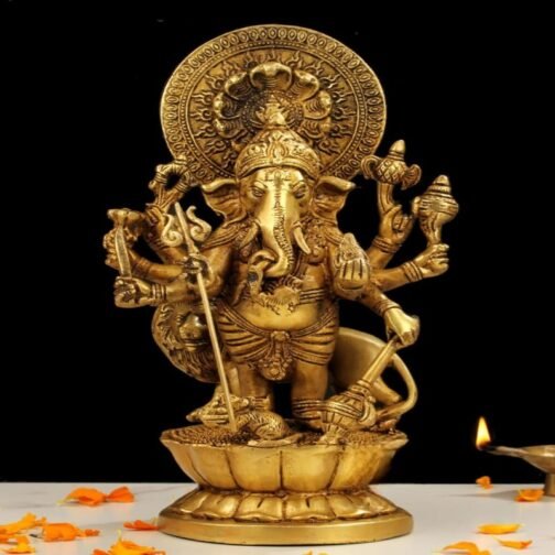 Premium Brass Ganesha Statue
