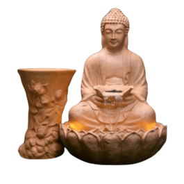 Sitting Lotus Buddha Ornamental Statues