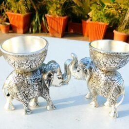 German Silver Elephant Decor | 14.25 cm