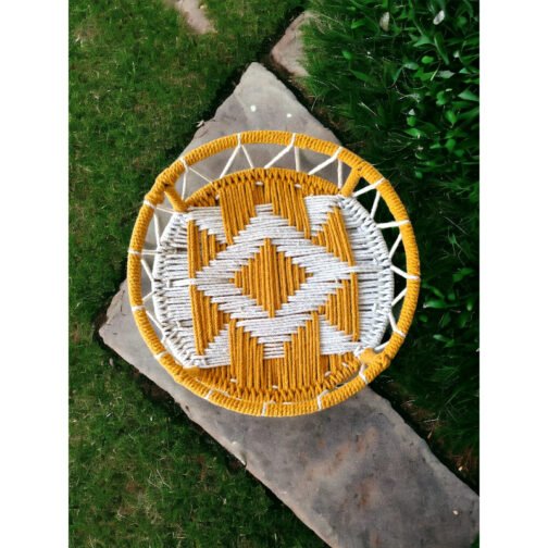 Handwoven Round Jute Fruit Basket: Eco-Friendly Options - Image 3