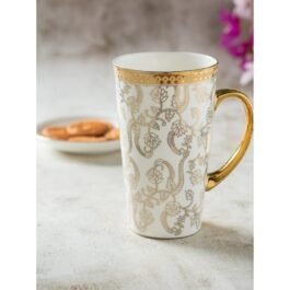 Premium Floral Printed Ceramic Cup