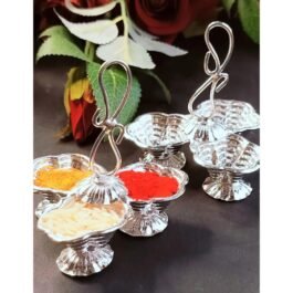 Premium German Silver Haldi-Kumkum Stands Online