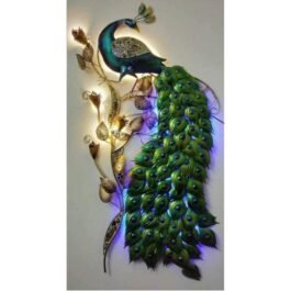 Handmade Metal Peacock Wall Sculptures for Home