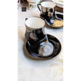 Elegant Ceramic Tea Coffee Cup and Saucer Set