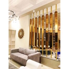 Mirror and  Gold Divider Screens