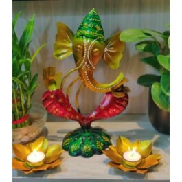 Multicolor Ganesha Collectible Decor Showpiece