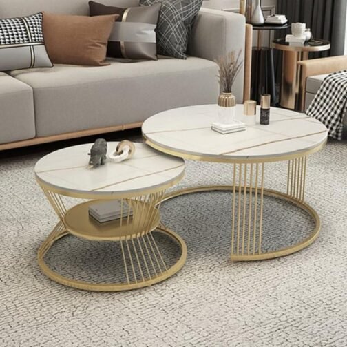 Set of 2 Modern design Center Nesting Table