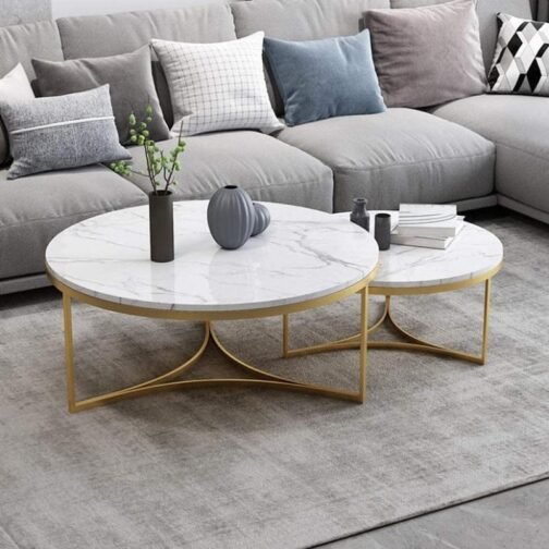 Stylish Center Nesting Table for Living Room