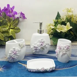 Stylish Floral Bathroom Set