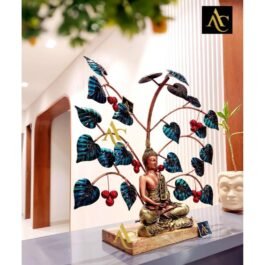 Premium Buddha Tree Iron Figurines in Colorful Styles