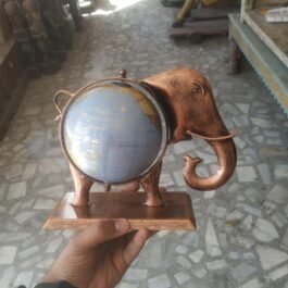 Elephant Globe Showpiece for Home Decor