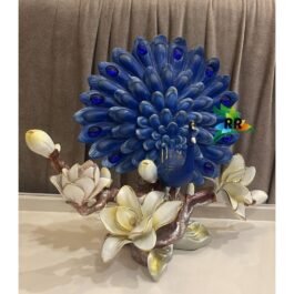 Stylish Blue Peacock Table